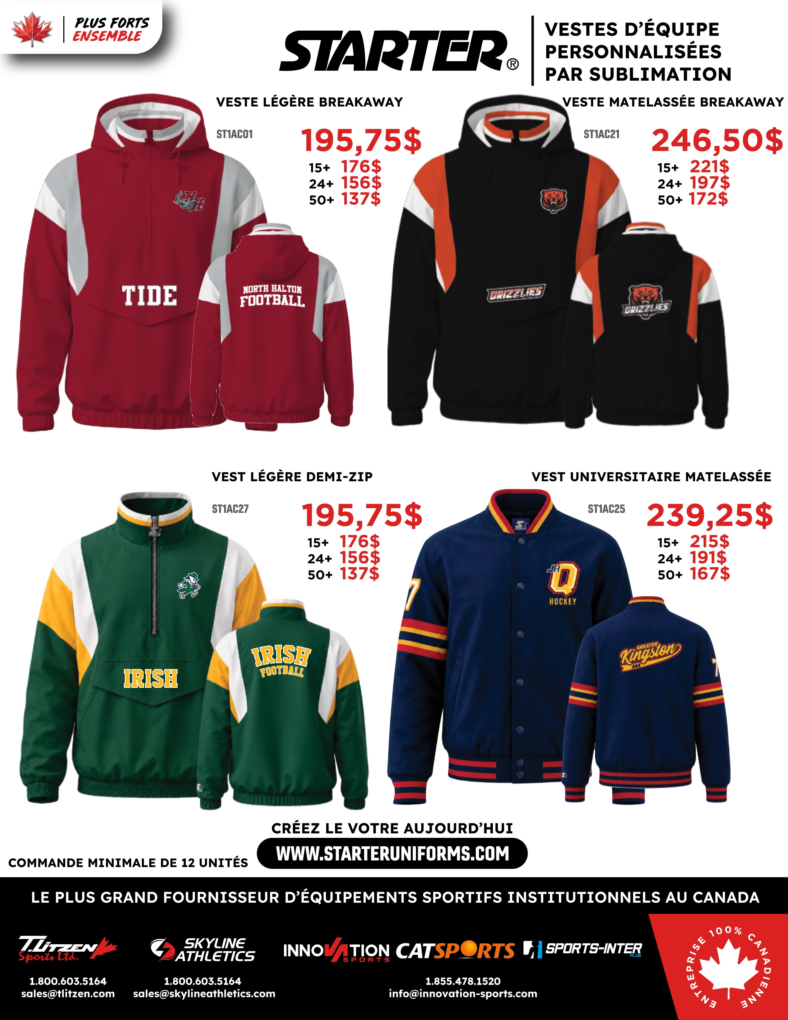 Sublimated Strater Jacket Feature